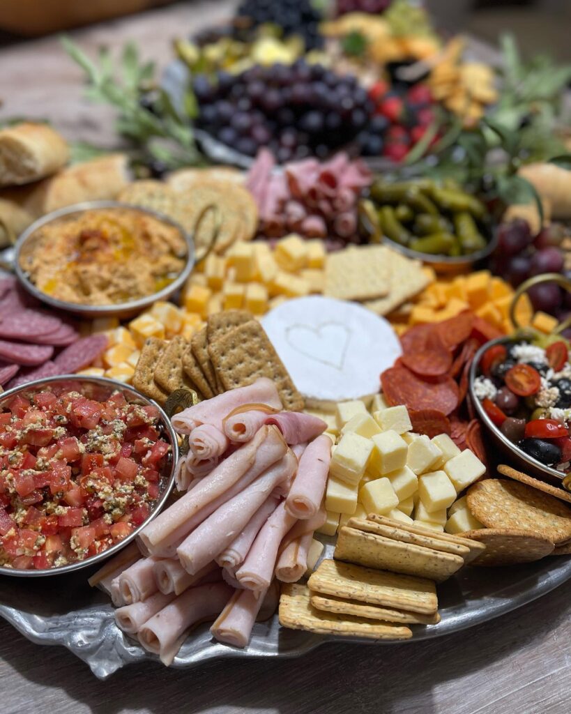 meat and cheese tray
