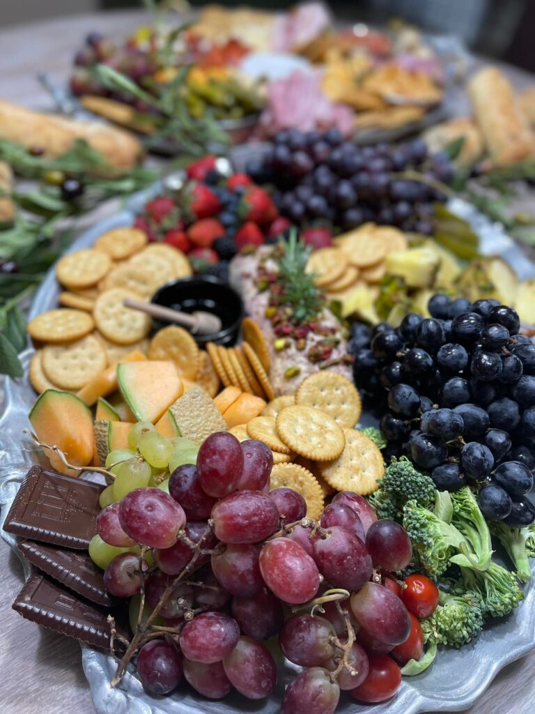 closeup of simple Hors D’oeuvres